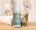 eco bidét® portable bidet spray in a bathroom setting